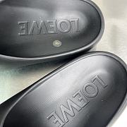 Loewe x Paula's Ibiza Foam Black Bubble Slides - 2