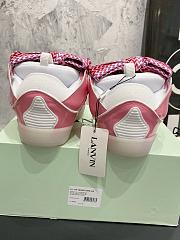 Lanvin Curb Sneaker White Pink - 3