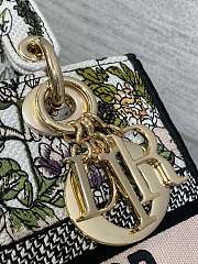 Dior Lady D-lite Bag Flower 24x11x20cm - 5