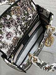 Dior Lady D-lite Bag Flower 24x11x20cm - 4