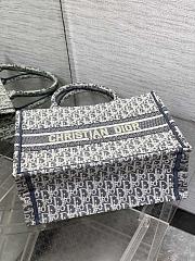 Dior Medium Book Tote Grey 36cm - 5