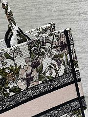 Dior Medium Book Tote Flower 36cm - 3