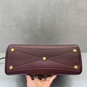 Balenciaga Bel Air Carry All Bag Small Dark Burgundy 30cm - 2
