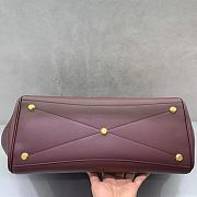 Balenciaga Bel Air Medium Carry All Bag Dark Burgundy 36.9x28.9x16cm - 6