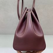 Balenciaga Bel Air Medium Carry All Bag Dark Burgundy 36.9x28.9x16cm - 5