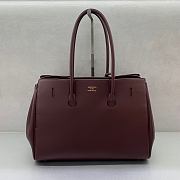 Balenciaga Bel Air Medium Carry All Bag Dark Burgundy 36.9x28.9x16cm - 3