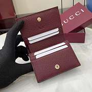 Gucci Bi-color GG Marmont Small Wallet 11x8.5x3cm - 6