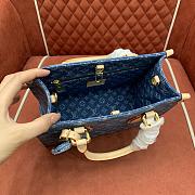 Louis Vuitton LV OnTheGo PM Denim Bag 25x19x11.5cm - 6