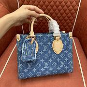 Louis Vuitton LV OnTheGo PM Denim Bag 25x19x11.5cm - 5