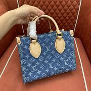 Louis Vuitton LV OnTheGo PM Denim Bag 25x19x11.5cm - 4