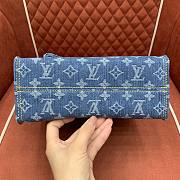 Louis Vuitton LV OnTheGo PM Denim Bag 25x19x11.5cm - 2