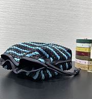 Loewe Mini Flamenco Clutch Lambskin Sky Blue 23.5x18x9cm - 2