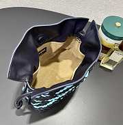 Loewe Mini Flamenco Clutch Lambskin Sky Blue 23.5x18x9cm - 3