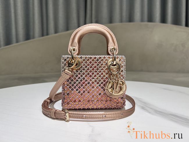Dior Micro Lady Bag Multicolor 12x10.2x5cm - 1