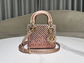 Dior Micro Lady Bag Multicolor 12x10.2x5cm