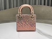 Dior Micro Lady Bag Multicolor 12x10.2x5cm - 5
