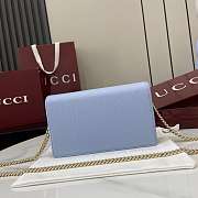 Gucci GG Marmont Wallet On Chain Blue 20x12.5x4cm - 4
