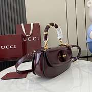 Gucci Bamboo Diva Medium Bag Red 26.6x13x8cm - 4