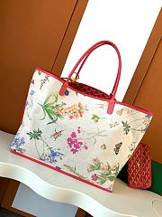 Goyard Goyardine Monogram Tote Red 40x34cm - 3