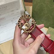 Gucci Belt Red 4cm - 4