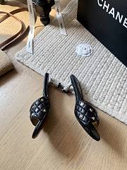 Chanel 25C Black Heel 5cm - 4