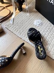 Chanel 25C Black Heel 5cm - 3