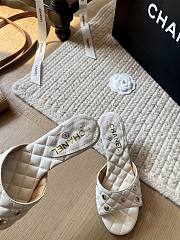 Chanel 25C White Heel 5cm - 5