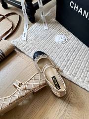 Chanel Coco Beach Mary Janes Beige - 2