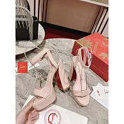 Christian Louboutin Movida Sabina Patent Platform Pink Heel 13cm - 2