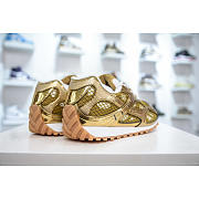 Bottega Veneta Low-Top Gold Orbit Sneakers - 5