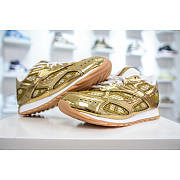 Bottega Veneta Low-Top Gold Orbit Sneakers - 4