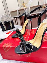 Christian Louboutin Jewel Queen 100 Kid Ribbon Pumps - 2