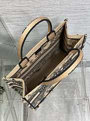 Dior Book Tote Dioriviera Medium Beige Palms 36x27.5x16.5cm - 5