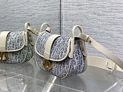 Dior Medium 30 Montaigne Satchel Bag Blue Chambray 24x17x9cm - 3