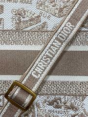 Dior Medium Book Tote Beige Plan de Paris 36.5x28x16.5 cm - 6