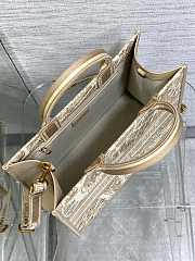 Dior Medium Book Tote Beige Plan de Paris 36.5x28x16.5 cm - 5