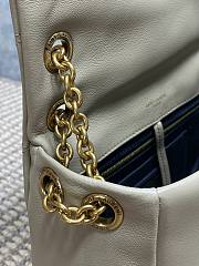 YSL Jamie 4.3 Small In Lambskin Beige 25x16x7cm - 4