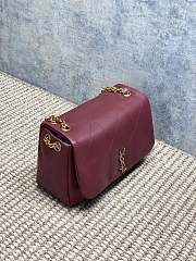 YSL Jamie 4.3 Small In Lambskin Red Wine 25x16x7cm - 6