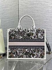 Dior Medium Book Tote Multicolor D-Floral 36.5x18x16.5cm - 2