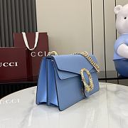 Gucci Dionysus Medium Shoulder Bag Blue 28x16x10.5cm - 6
