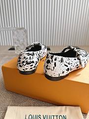 Louis Vuitton LV Soho Mary Jane Flat Loafer Black White - 4