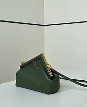 Fendi First Small Bag Dark Green 26x9.5x18cm - 5