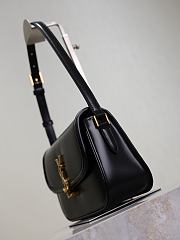 YSL Solferino Medium Box Black Bag Gold 24.5x15x8.5cm - 6