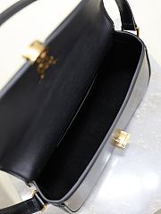 YSL Solferino Medium Box Black Bag Gold 24.5x15x8.5cm - 4