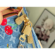 Louis Vuitton LV x TM Keepall 45 Cherry Denim 45x27x20cm - 4