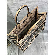 Dior Book Tote Dioriviera Large Beige Palms 42x35x18cm - 5