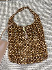 YSL Le 5 à 7 Large Wood Beads 30x35x10cm - 3