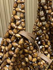 YSL Le 5 à 7 Large Wood Beads 30x35x10cm - 2