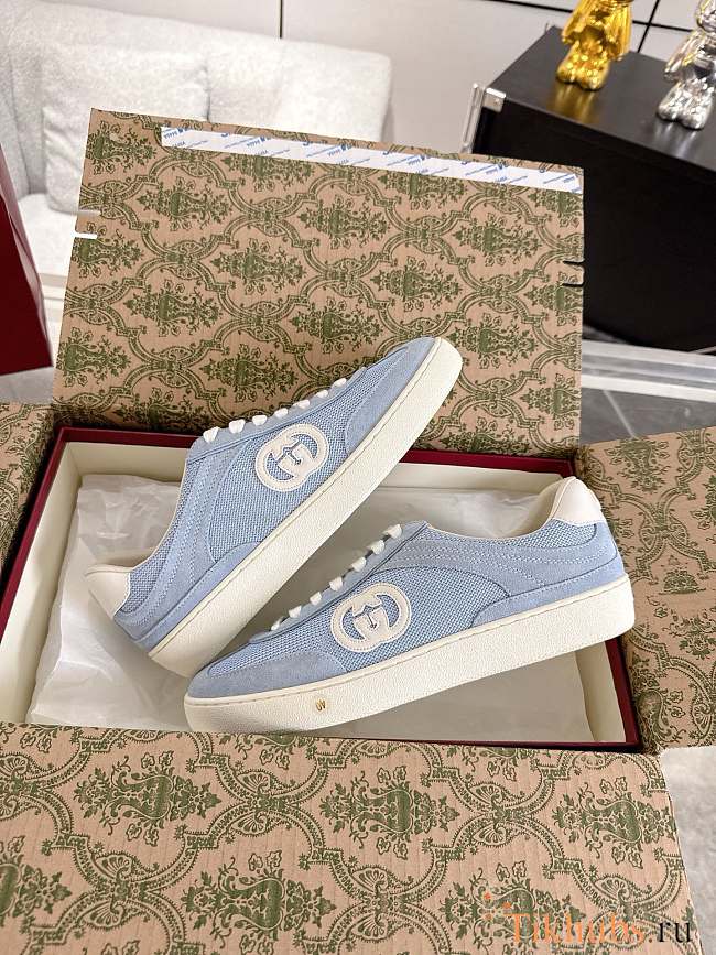 Gucci Women's G75 Sneaker Blue  - 1