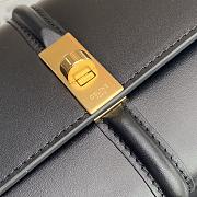 Celine Wallet 16 Satinated Calfskin Black 19x10x4cm - 2